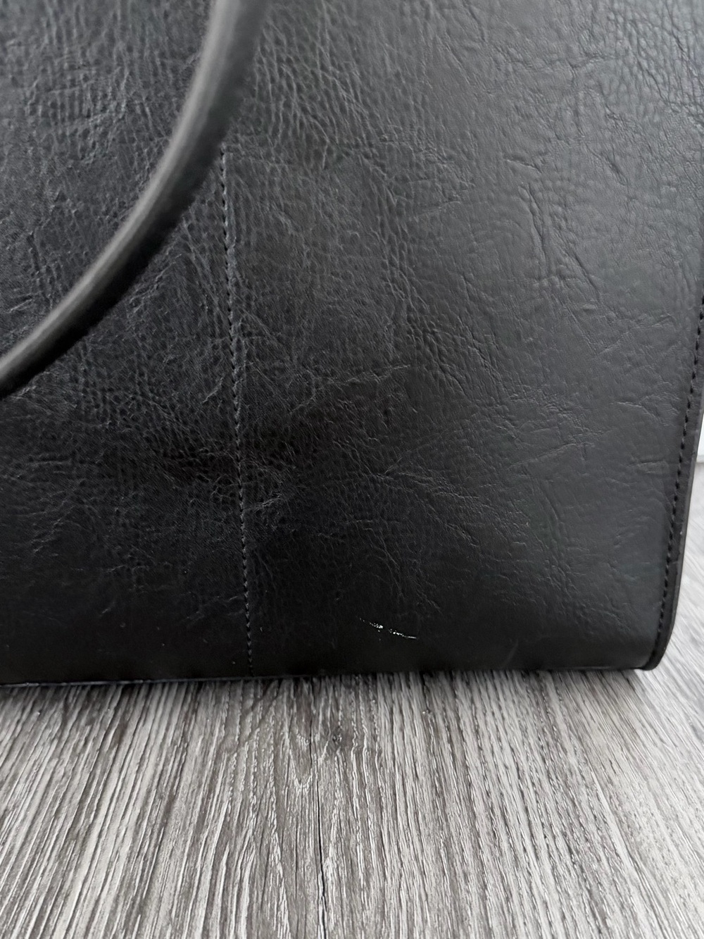 Beis BEÍS The Large Work Tote in Black Leather Great Condition - Picture 14 of 14